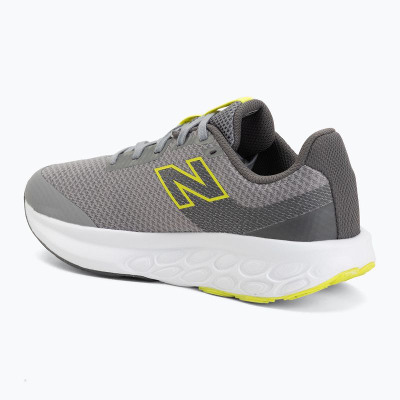 Vaikiški bėgimo bateliai New Balance 520's Lace V9 grey matter/Ssate grey/alkaline green 3
