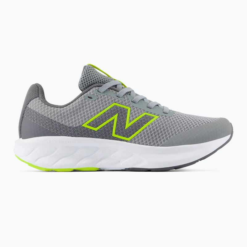 Vaikiški bėgimo bateliai New Balance 520's Lace V9 grey matter/Ssate grey/alkaline green 2