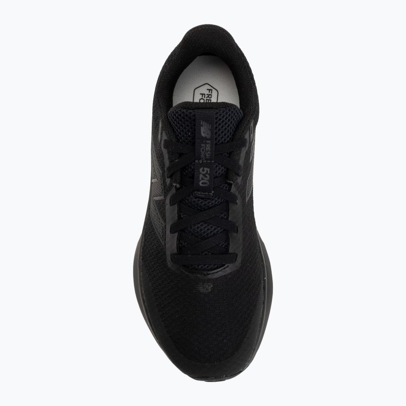 Vaikiški bėgimo bateliai New Balance 520's Lace V9 black/black/black 5