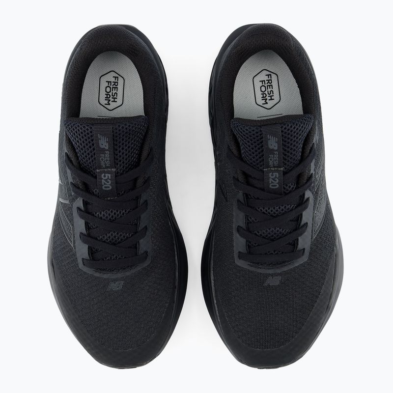 Vaikiški bėgimo bateliai New Balance 520's Lace V9 black/black/black 7