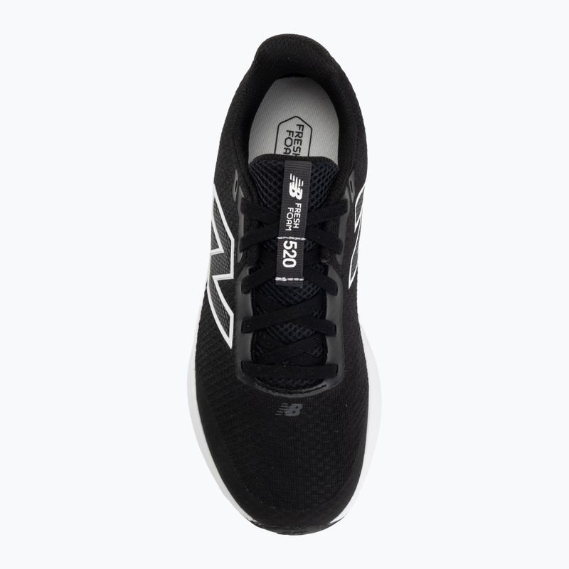 Vaikiški bėgimo bateliai New Balance 520's Lace V9 black/white/black 5
