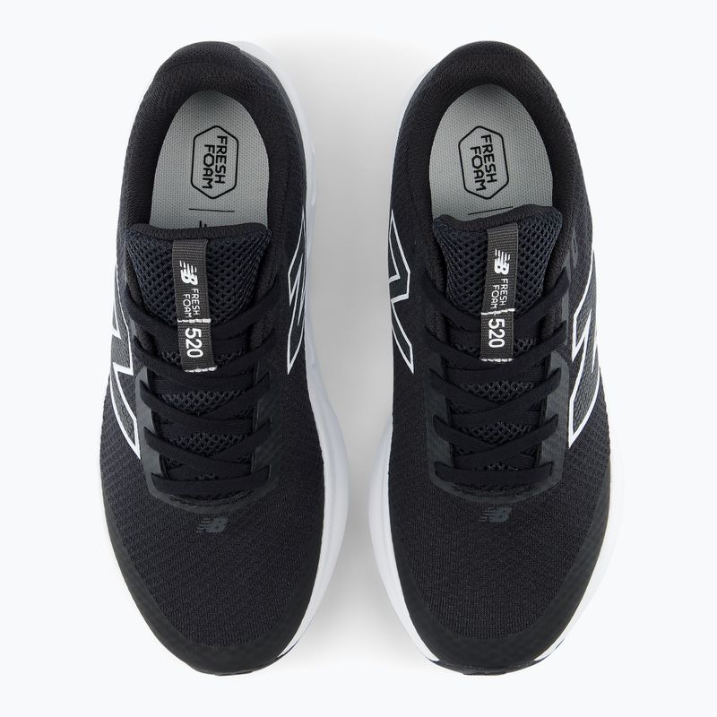 Vaikiški bėgimo bateliai New Balance 520's Lace V9 black/white/black 7