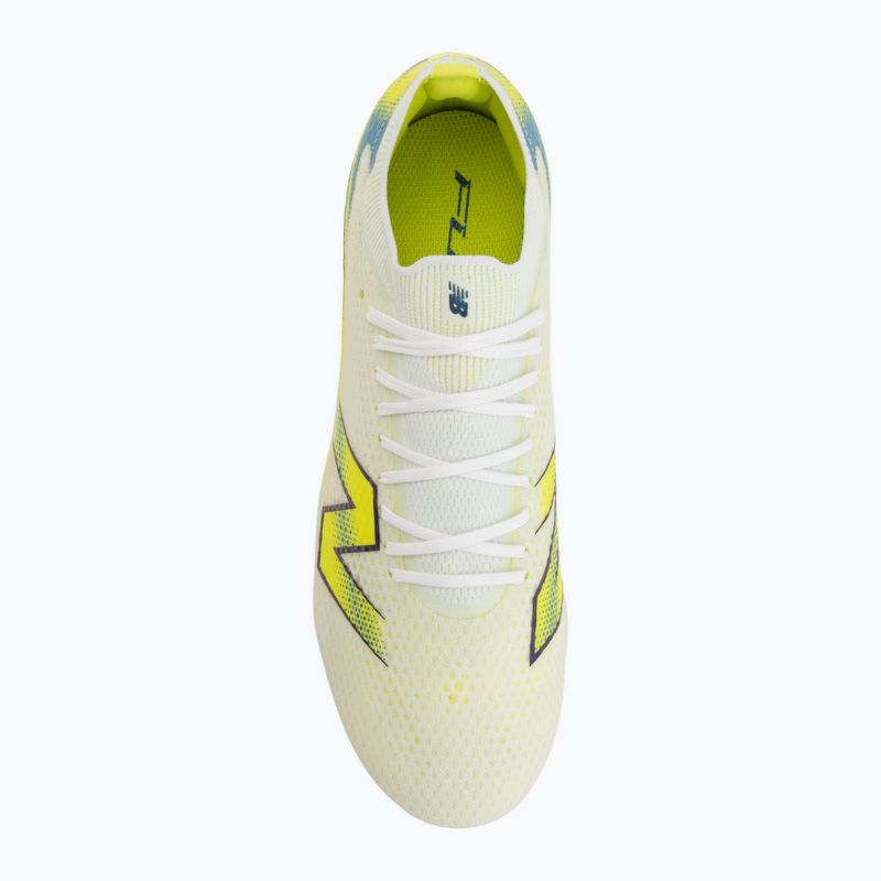 Futbolo bateliai New Balance Furon Pro V9 SG white/alkaline green 5