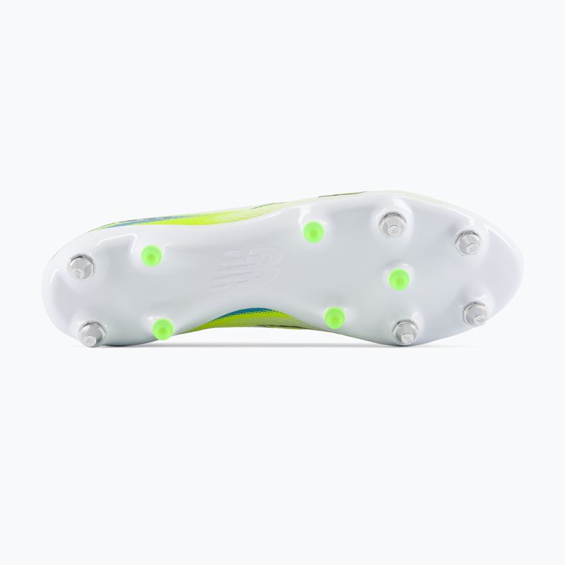 Futbolo bateliai New Balance Furon Pro V9 SG white/alkaline green 4