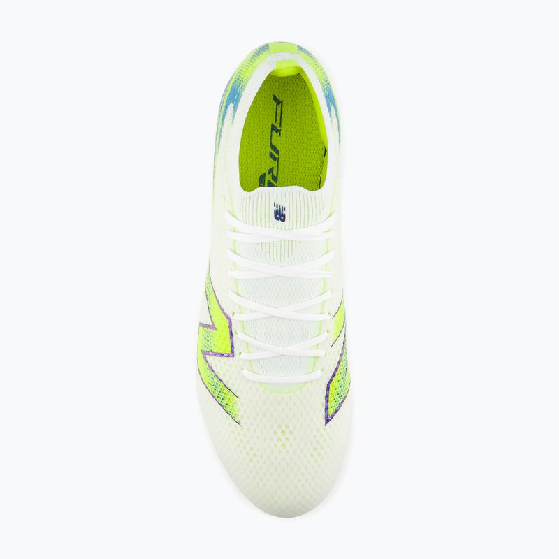 Futbolo bateliai New Balance Furon Pro V9 SG white/alkaline green 5