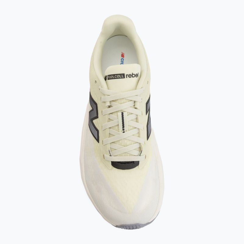 Moteriški bėgimo batai New Balance FuelCell Rebel V5 pistachio butter/sea salt 5