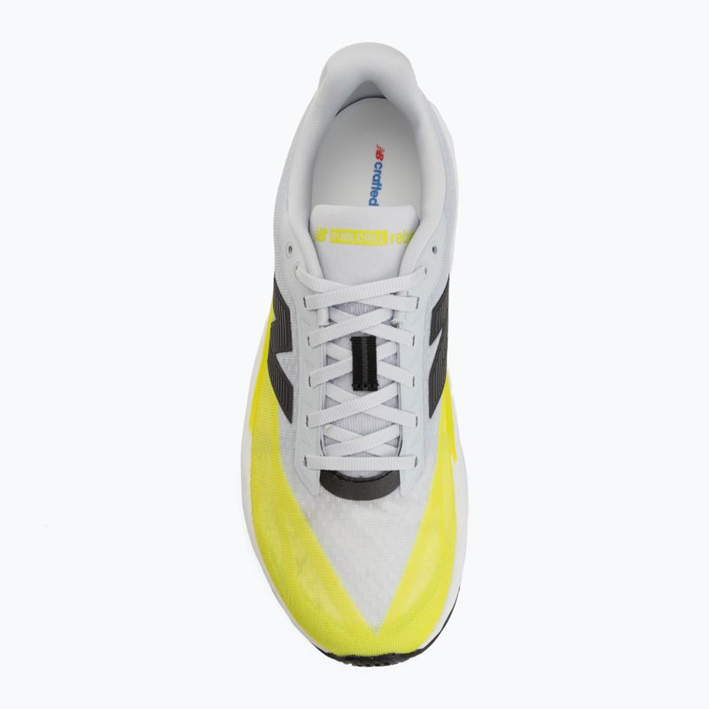 Vyriški bėgimo batai New Balance FuelCell Rebel V5 fresh air/alkaline green 5