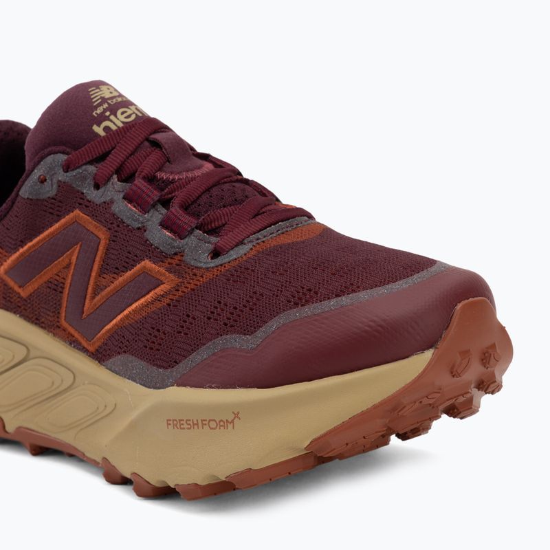 Vyriški bėgimo batai New Balance Fresh Foam X Hierro V9 mulled wine/neo flame 7