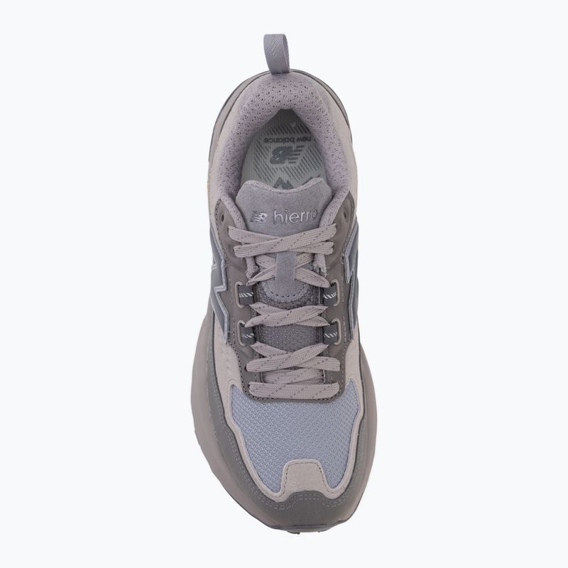 Moteriški bėgimo batai New Balance Hierro Trek Nubuck Vamp V9 truffle salt/off-line grey 5