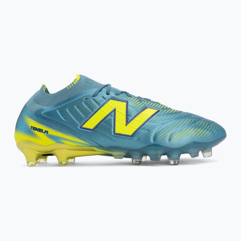 Futbolo bateliai New Balance Tekela Elite Low V5 FG metallic blue/alkaline green/team navy 2