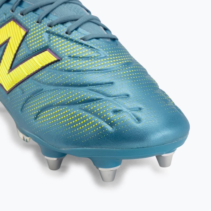 Futbolo bateliai New Balance Tekela Elite Low V5 SG metallic blue/alkaline green/team navy 7