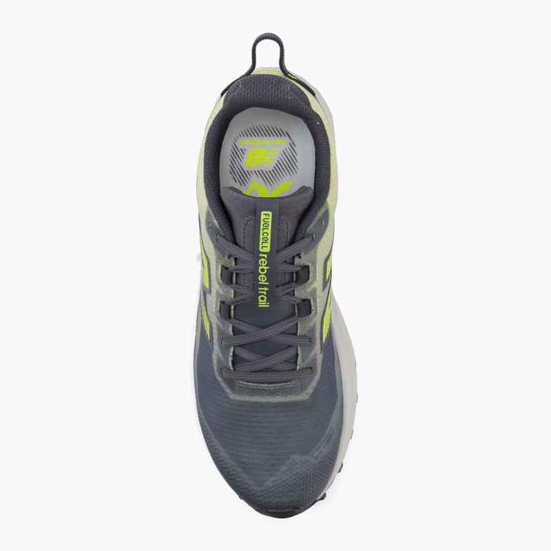 Vyriški bėgimo batai New Balance Rebel Trail V1 arctic grey/alkaline green 5