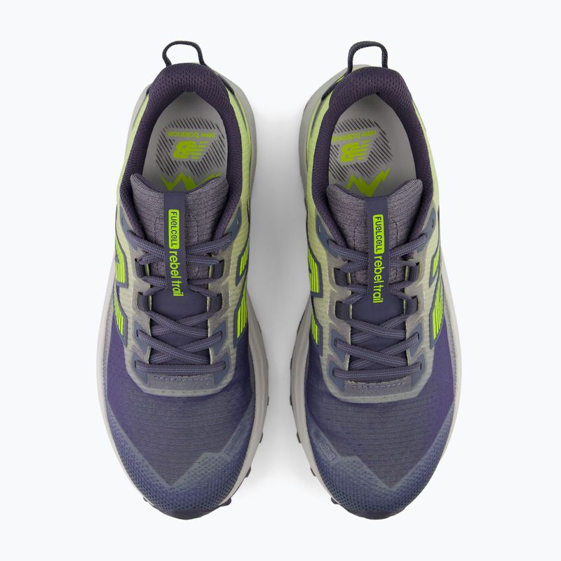 Vyriški bėgimo batai New Balance Rebel Trail V1 arctic grey/alkaline green 4