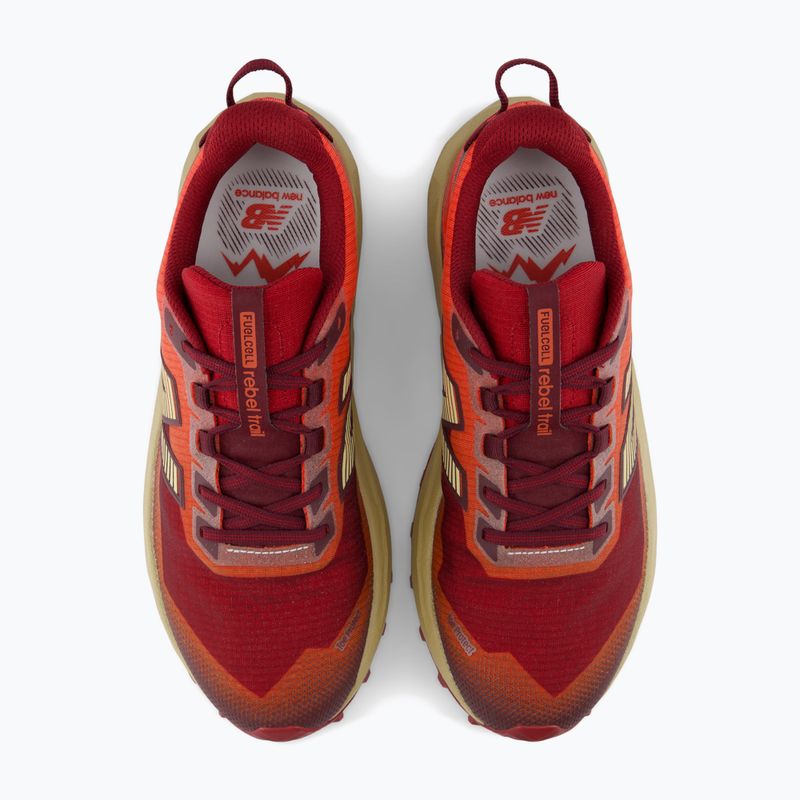 Vyriški bėgimo batai New Balance Rebel Trail V1 maple/neo flame 4