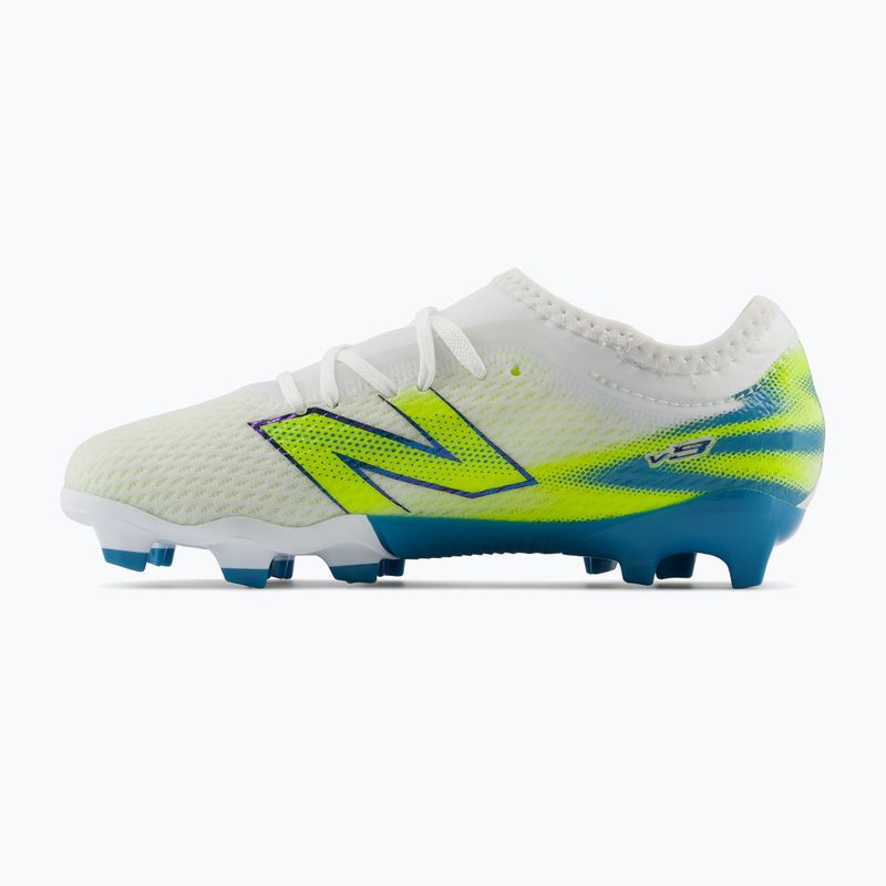 Vaikiški futbolo bateliai New Balance Furon Team V9 FG white/alkaline green 3