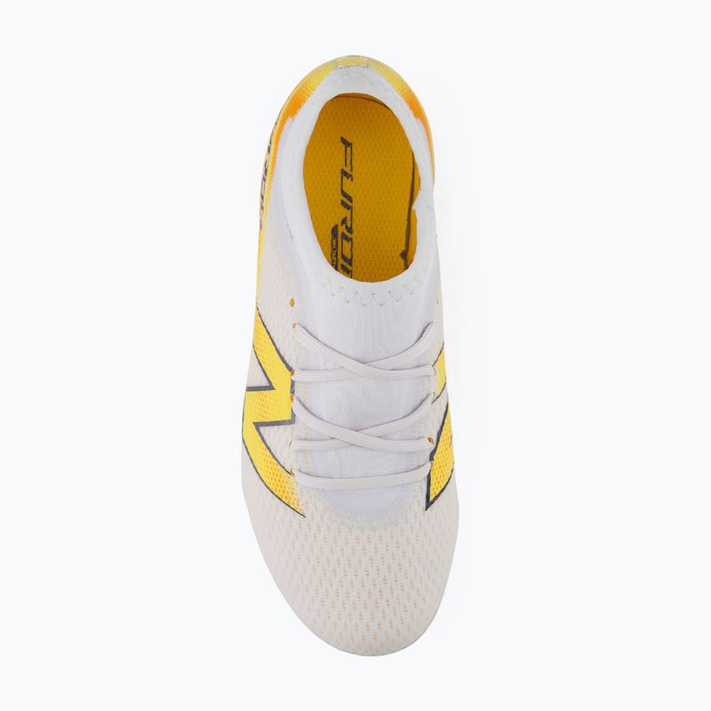 Vaikiški futbolo bateliai New Balance Furon Team V9 FG fresh air/satsuma orange 2