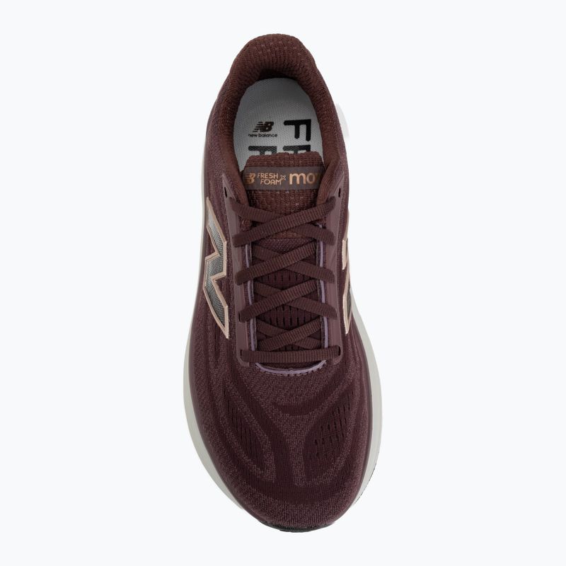 Moteriški bėgimo batai New Balance Fresh Foam More V6 cherry leather/fast track 5