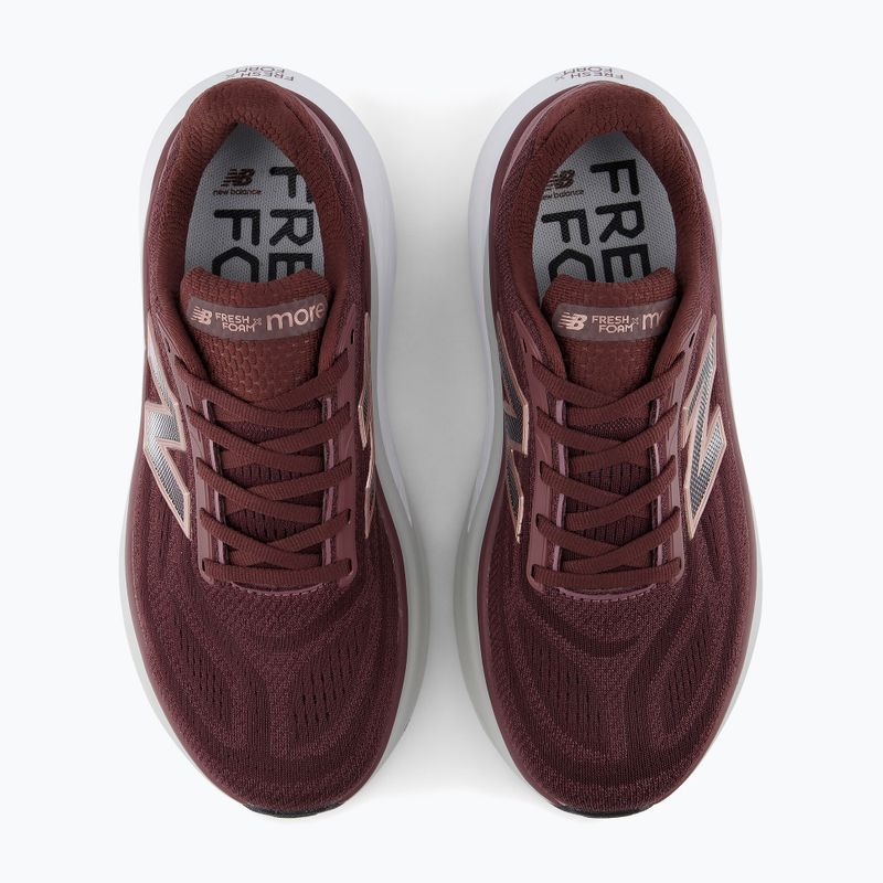 Moteriški bėgimo batai New Balance Fresh Foam More V6 cherry leather/fast track 5