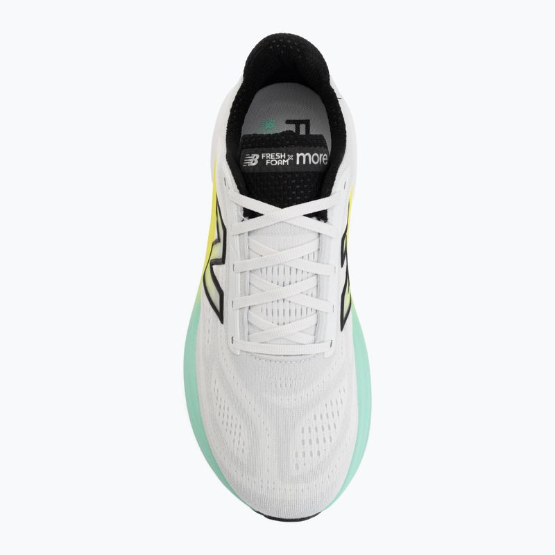 Vyriški bėgimo batai New Balance Fresh Foam More V6 white/bright mint 5