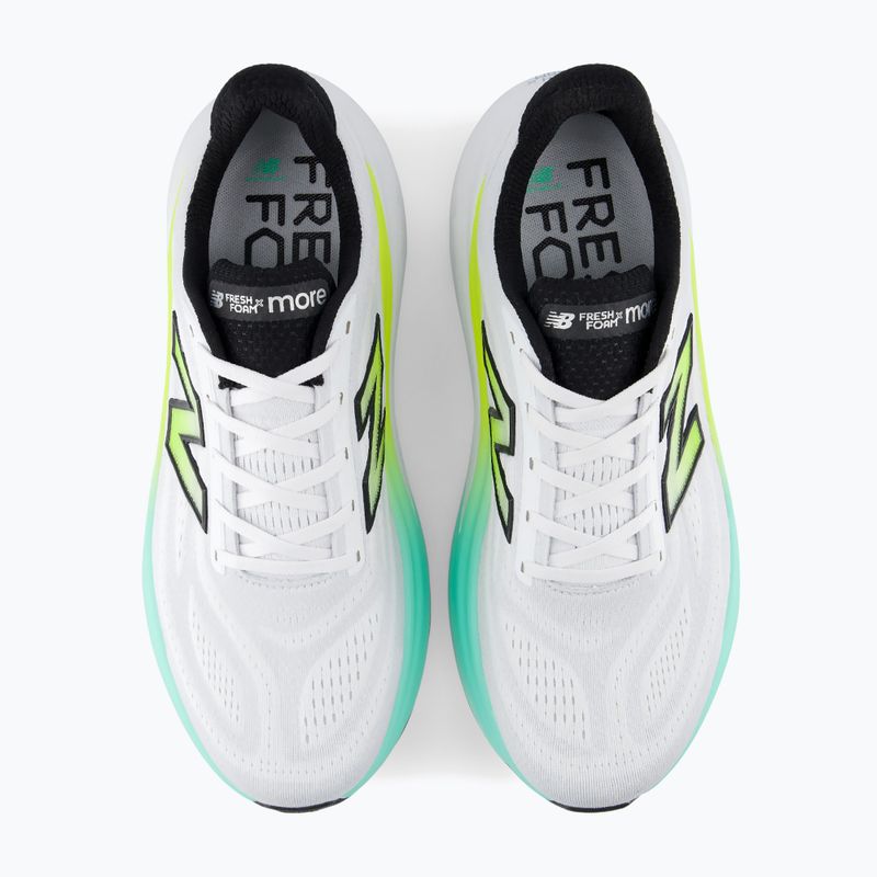 Vyriški bėgimo batai New Balance Fresh Foam More V6 white/bright mint 4