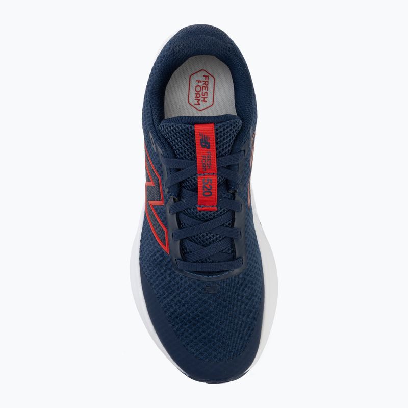 Vaikiški bėgimo bateliai New Balance 520's Lace V9 nb navy/true red 5