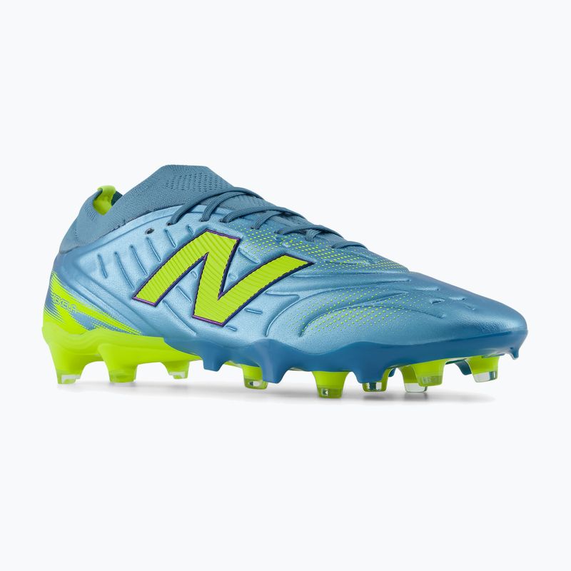 Futbolo bateliai New Balance Tekela Pro Low V5 FG metallic blue/alkaline green/Team Navy