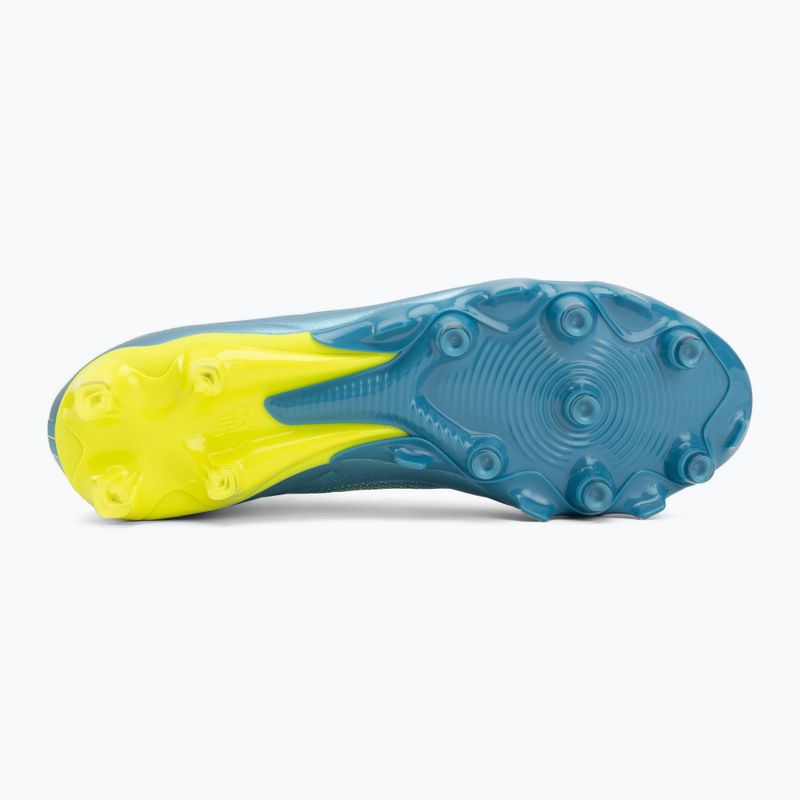 Futbolo bateliai New Balance Tekela Team Low V5 FG metallic blue/alkaline green/team navy 4