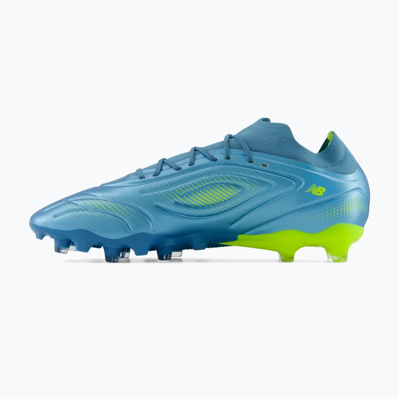 Futbolo bateliai New Balance Tekela Team Low V5 FG metallic blue/alkaline green/team navy 3