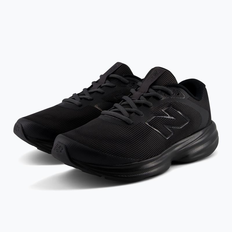 Vyriški bėgimo batai New Balance 411's V4 black/black metallic/black cement 4