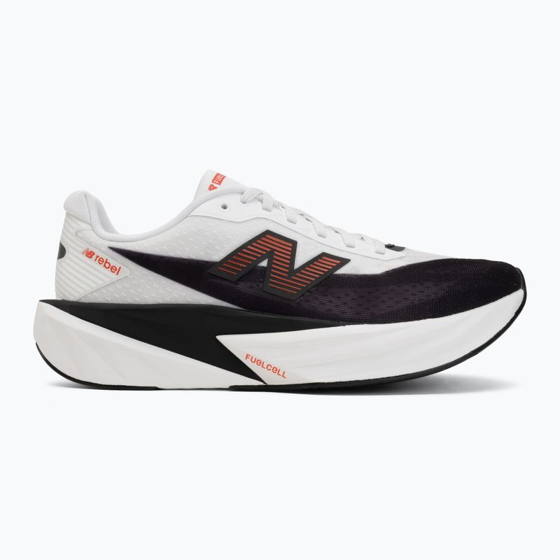 Vyriški bėgimo batai New Balance FuelCell Rebel V5 white/neo flame 2