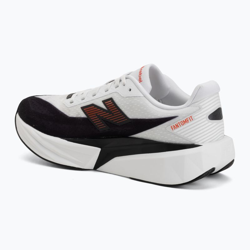 Vyriški bėgimo batai New Balance FuelCell Rebel V5 white/neo flame 3
