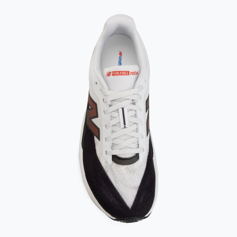 Vyriški bėgimo batai New Balance FuelCell Rebel V5 white/neo flame 5