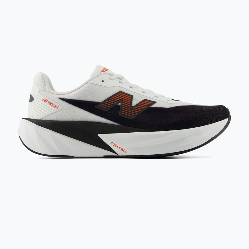 Vyriški bėgimo batai New Balance FuelCell Rebel V5 white/neo flame 2
