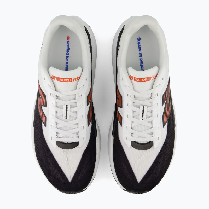 Vyriški bėgimo batai New Balance FuelCell Rebel V5 white/neo flame 5