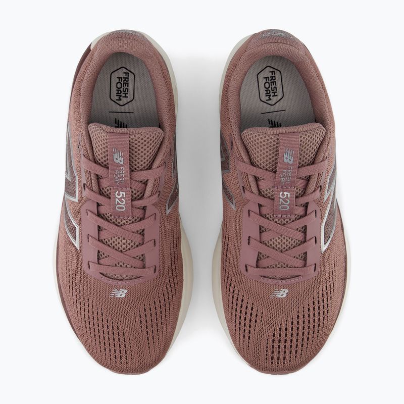 Moteriški bėgimo batai New Balance Fresh Foam 520's V9 pebble/fast track/silver metallic 5
