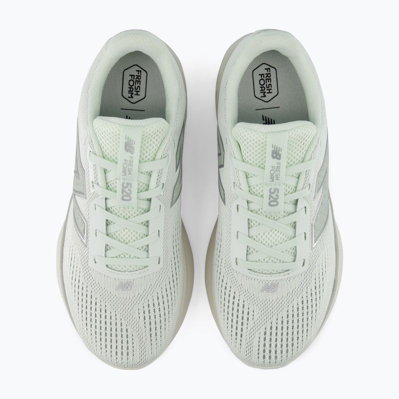 Moteriški bėgimo batai New Balance Fresh Foam 520's V9 mint water/lone star grey/silver metallic 5