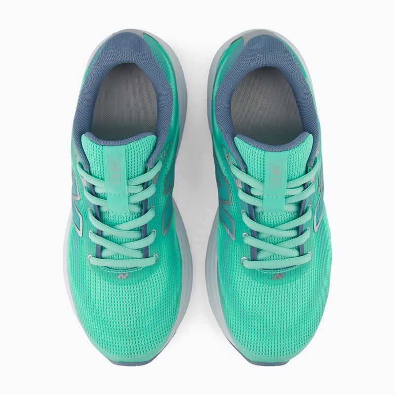 Moteriški bėgimo batai New Balance 411's V4 bright mint/zinc blue/silver metallic 5