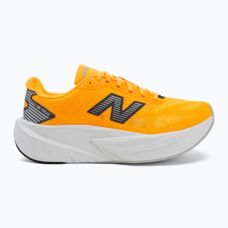Moteriški bėgimo batai New Balance FuelCell Rebel V5 satsuma orange/grey matter 2