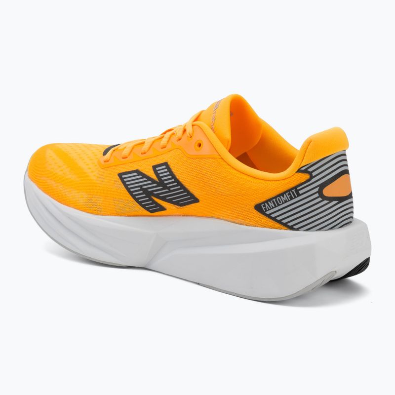 Vyriški bėgimo batai New Balance FuelCell Rebel V5 satsuma orange/grey matter 3