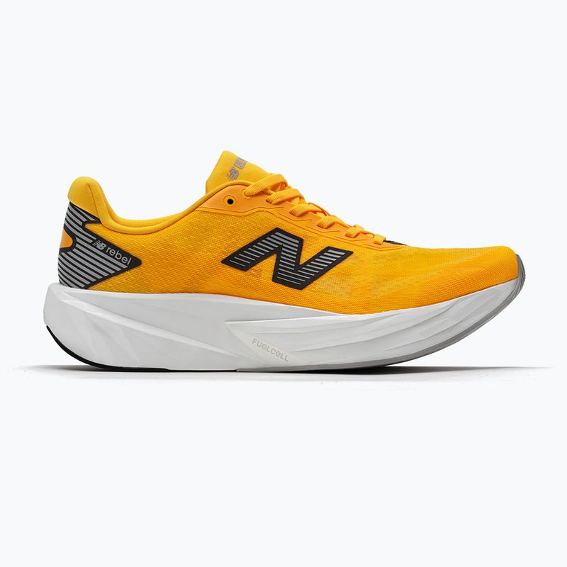 Vyriški bėgimo batai New Balance FuelCell Rebel V5 satsuma orange/grey matter