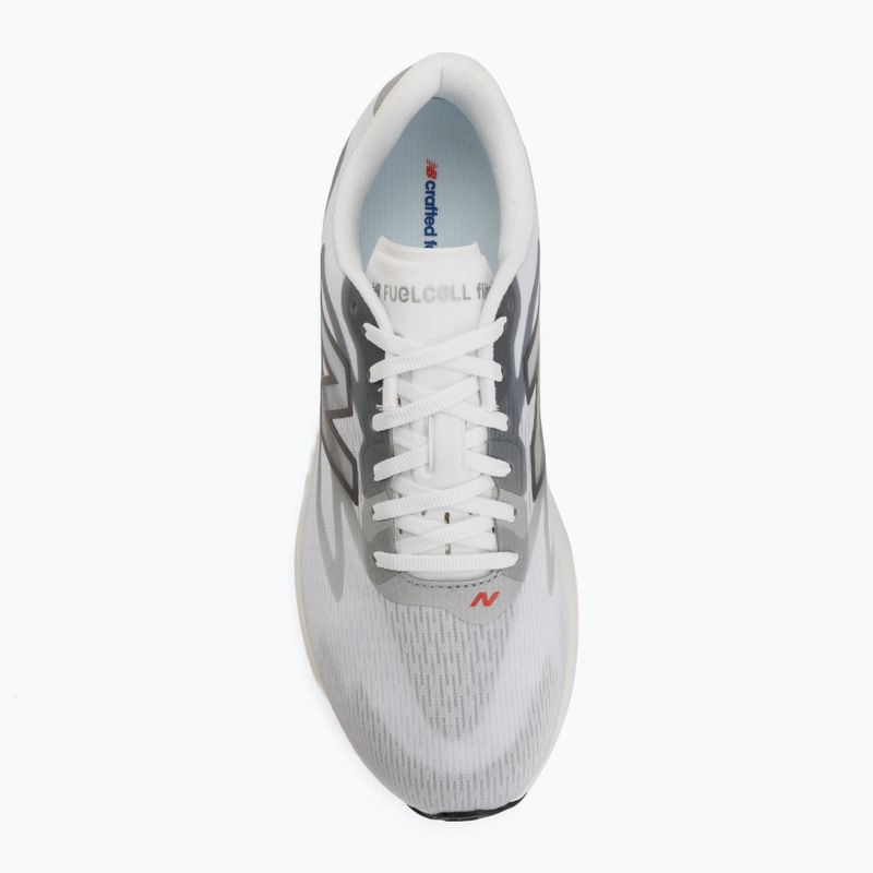 Vyriški bėgimo batai New Balance FuelCell Flite-R V1 white/slate grey/neo flame 5