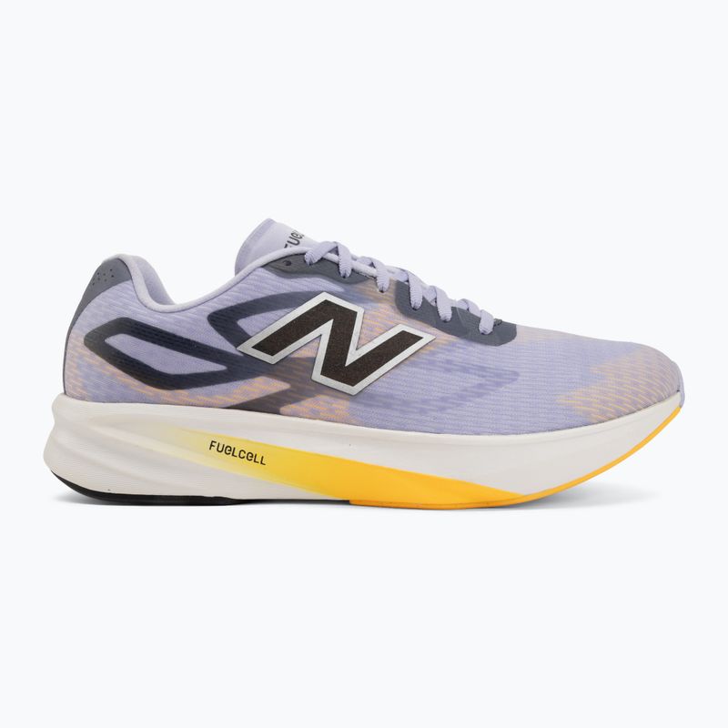 Vyriški bėgimo batai New Balance FuelCell Flite-R V1 smoked violet/satsuma orange/meteorite 2