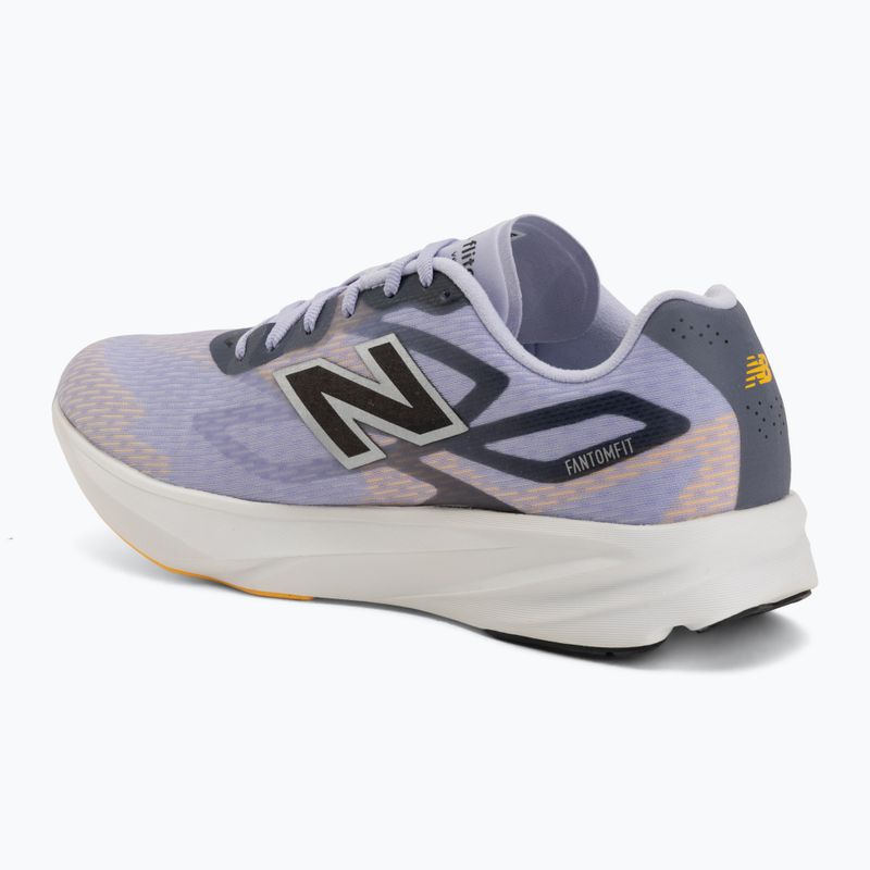 Vyriški bėgimo batai New Balance FuelCell Flite-R V1 smoked violet/satsuma orange/meteorite 3