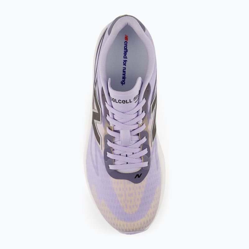 Vyriški bėgimo batai New Balance FuelCell Flite-R V1 smoked violet/satsuma orange/meteorite 5