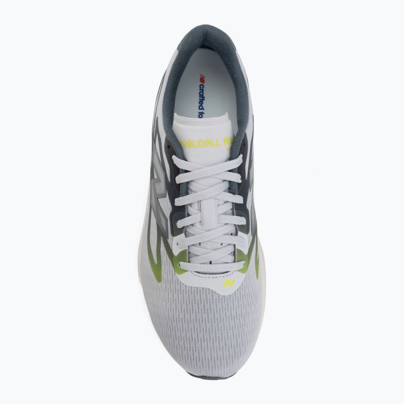 Vyriški bėgimo batai New Balance FuelCell Flite-R V1 fresh air/shadow blue/alkaline green 5