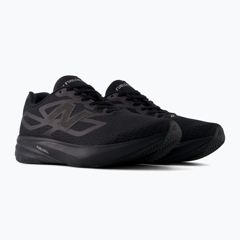Vyriški bėgimo batai New Balance FuelCell Flite-R V1 black/black cement/bright mint 4