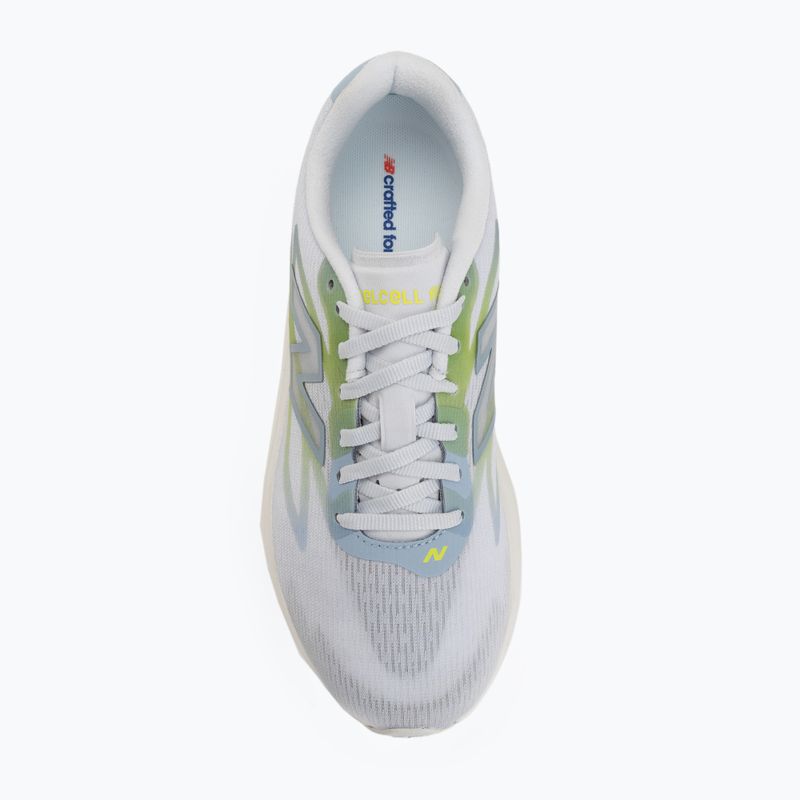 Moteriški bėgimo batai New Balance Flite-R V1 fresh air/light arctic grey/alkaline green 5