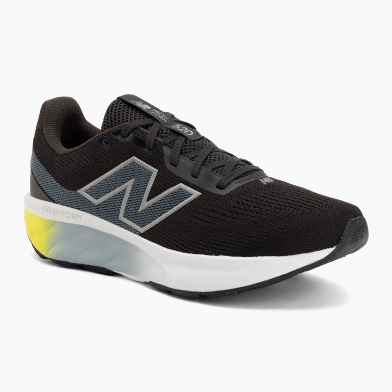 Vyriški bėgimo batai New Balance Fresh Foam 520's V9 black/shadow blue/dark silver metallic