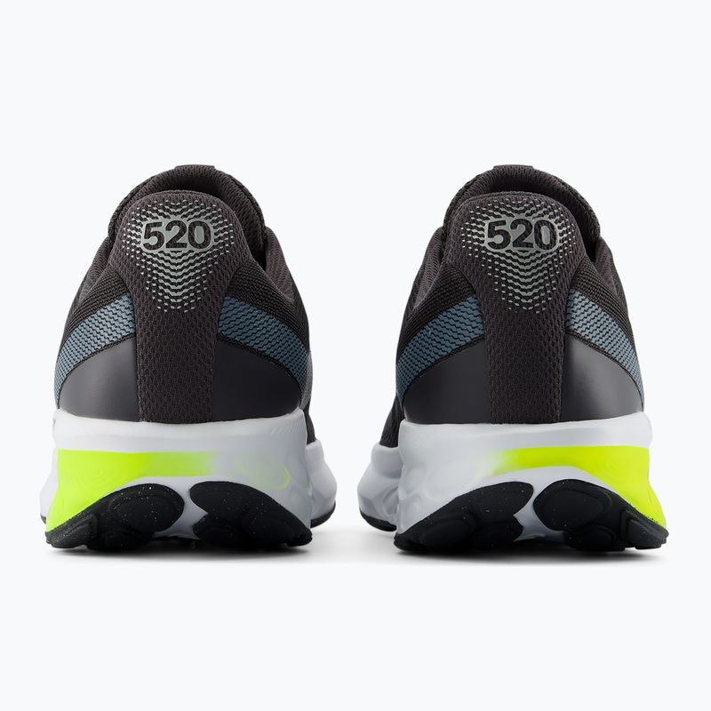Vyriški bėgimo batai New Balance Fresh Foam 520's V9 black/shadow blue/dark silver metallic 5