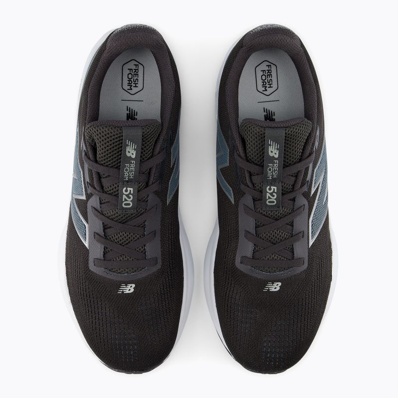 Vyriški bėgimo batai New Balance Fresh Foam 520's V9 black/shadow blue/dark silver metallic 7